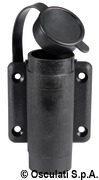 Spare base for poles - Recess-fit on flat surface - Black - Artnr: 11.000.04 60