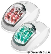Evoled navigation lights white ABS left + right (Blister) - Artnr: 11.039.01 29