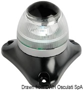 Lampy pozycyjne Sphera II LED 360° do 50 m. Obudowa ABS czarna. Zielony 360°. - Kod. 11.061.03 18
