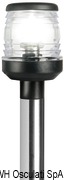 SS light pole 100 cm w/black plastic light - Artnr: 11.110.10 22