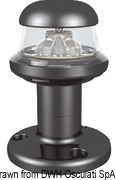 Lampy pozycyjne Orions. Obudowa z tworzywa sztucznego - czarna. 360° topowa - Kod. 11.131.01 48