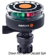 Lampa trójkolorowa NAVISAFE Navilight 2NM - Navisafe Navilight 360° tricolor with suction cup - Kod. 11.139.07 14