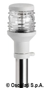 Lightpole AISI 316 w/white plastic light - Artnr: 11.161.02 16