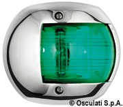 Compact 12 AISI 316/112.5° green navigation light - Artnr: 11.406.02 22