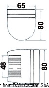 Lampy pozycyjne Utility 77 na tylnej podstawie. 112,5° prawa. Obudowa - czarna - Kod. 11.416.02 31