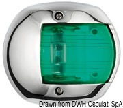 Compact 112.5° green led navigation light - Artnr: 11.446.02 22
