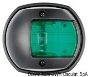Compact black/112.5° right led navigation light - Artnr: 11.448.02 57