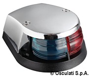 Red/green bow navigation light white cap - Artnr: 11.500.02 11