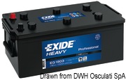 Akumulatory rozruchowe EXIDE Professional do uruchamiania i zasilania urządzeń pokładowych - 120 A·h - Kod. 12.408.01 106