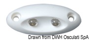 Mini lampa kajutowa LED z białego tworzywa sztucznego - Kod. 13.177.01 6