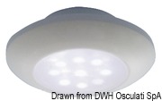Watertight chromed ceiling light, white LED light - Artnr: 13.179.02 18