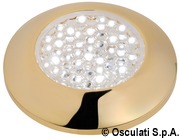 Wodoszczelna lampa kajutowa LED oferująca optymalną wydajność świetlną. Kolor obudowy złocona. Kolor światła białe - Kod. 13.179.03 8