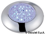 Wodoszczelna lampa kajutowa LED oferująca optymalną wydajność świetlną. Kolor obudowy biała. Kolor światła niebieskie - Kod. 13.179.11 23