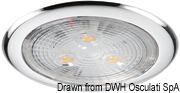 Lampa powierzchniowa LED - LED: 3 białe - Kod. 13.179.59 18