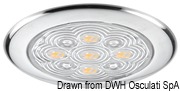 Lampa powierzchniowa LED - LED: 6 białych - Kod. 13.179.85 19