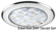 Lampa powierzchniowa LED - LED: 3 białe - Kod. 13.179.59 21