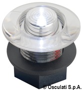 Lampka kajutowa LED do zabudowy - Clear polycarbonate courtesy light w/red LED - Kod. 13.183.02 102