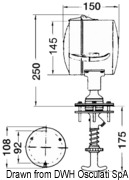 DHR light adjustable from inside 12 V 185 mm - Artnr: 13.342.12 6