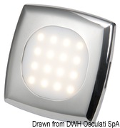 Square LED spotlight - Artnr: 13.443.41 5