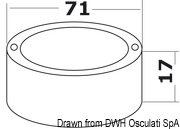 Nasadka pierścieniowa umożliwiająca montaż powierzchniowy art. 13.449.01 - Kod. 13.449.04 5