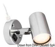 Oprawa punktowa LED BATSYSTEM Tube, z gniazdem USB (wykluczone 13.867.05) - Kod. 13.867.09 83