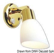 Batsystem Opal halogen spotlight polished brass - Artnr: 13.869.02 6