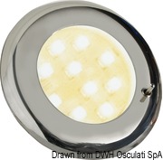 Batsystem Nova 2 LED ceiling light white w.switch - Artnr: 13.877.61 18