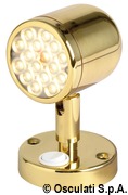 Articulated spotlight polished brass w. switch - Artnr: 13.947.11 9