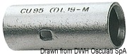 Złącze stykowe z miedzi ocynkowanej - Copper end-to-end joint 40.5 mm 50 mm² - Kod. 14.036.50 4