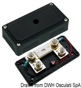 Oprawka bezpiecznikowa ANL o dużej obciążalności prądowej - ANL fuse holder, dual terminal box - Kod. 14.100.39 10