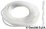 Organizer dla kabli typu spirala wykonany z polietylenu w kolorze białym. Ø kabla 7 - 40 mm - Kod. 14.140.02 4