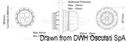 Wodoszczelne przejście grodziowe dla grubych przewodów - Do 4 przewodów Ø od 7 do 15 mm - Kod. 14.175.04 8