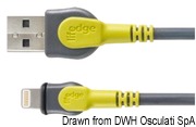 Gniazdo + kabel USB wodoszczelne IPx6 - Dual USB socket - Kod. 14.195.65 17