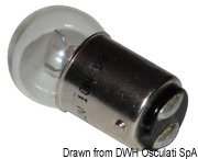 Żarówka dwubiegunowa typu mała bańka - Bipolar bulb 24 V 5 W - Kod. 14.200.01 6