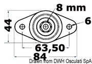 Rozgałęźniki/złącza kablowe Power Post - Midi-B. Sworzeń 6+8 (1+1) mm - Kod. 14.205.05 29