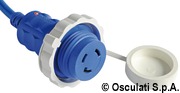 Plug + cable 15 m blue 30 A - Artnr: 14.334.15 14