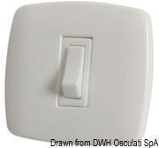 Contemporary switch N. 1 white - Artnr: 14.484.01 20