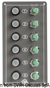 Control panel w. 3 resettable switches - Artnr: 14.800.00 13