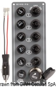 Electric control panel 6 switches - Artnr: 14.701.00 16