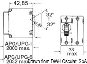 Automatyczny dwubiegunowy wyłącznik magnetyczno-hydrauliczny AIRPAX dla prądu przemiennego 25A - Kod. 14.734.25 6