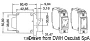 Flush mount lever switch vertical mounting 20 A - Artnr: 14.739.20 14