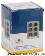 Electric control panel 5 switches + lighter plug - Artnr: 14.703.00 13