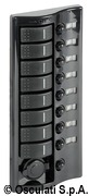 Control panel 3 flush rocker switches pol.graphite - Artnr: 14.843.03 22