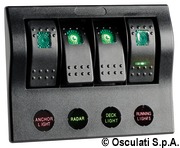 PCP Compact electric panel w/4 switches - Artnr: 14.860.04 110