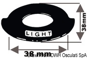 Aluminuim plate Search light - Artnr: 14.916.03 4