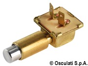 Watertight push button chromed brass 15 x 25 mm - Artnr: 14.918.04 11