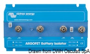 Victron Argofet battery combiner 3 x 100 A - Artnr: 14.922.40 6