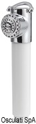 Oval shower box white PVC hose 2.5 m Rear shower outlet - Artnr: 15.240.01 36