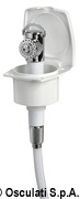 Pojemnik na prysznic New Edge z prysznicem Mizar uruchamianym przyciskiem - New Edge shower w/SS hose 2.50 m - Kod. 15.143.06 45
