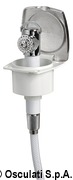 Pojemnik na prysznic New Edge z prysznicem Mizar uruchamianym przyciskiem - New Edge shower w/SS hose 4 m - Kod. 15.143.07 47